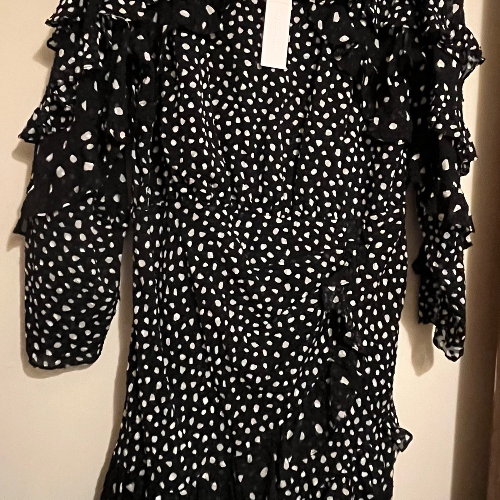 Rebecca Taylor Black and White Mini Dress